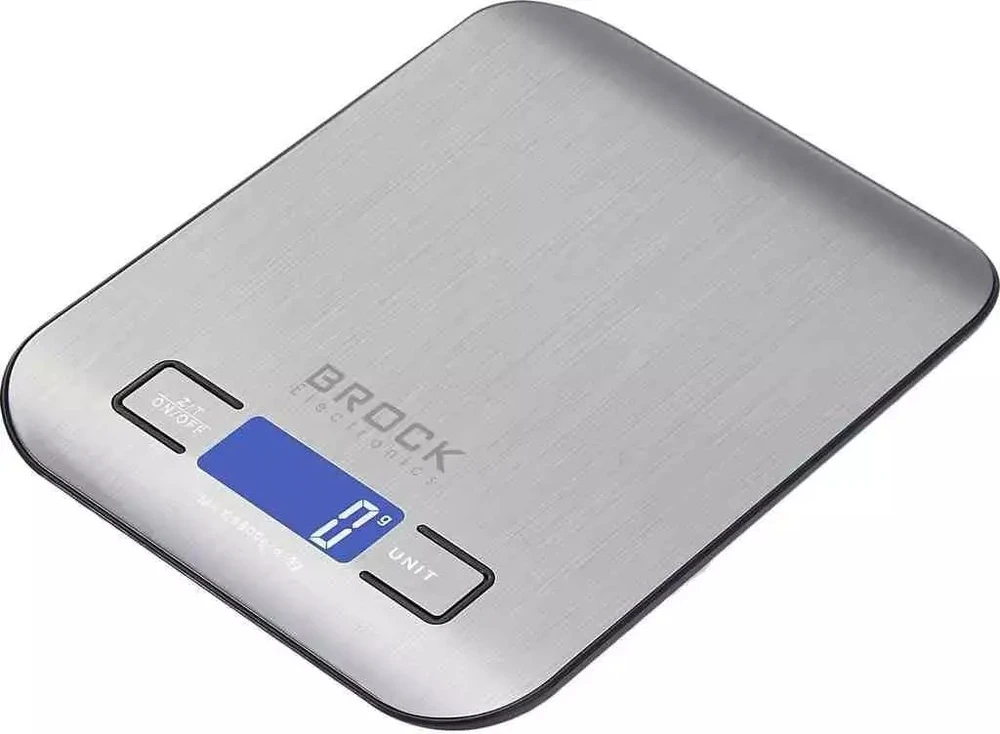 SKS 1011 Skaitmeninės virtuvinės svarstyklės BROCK SKS 1011 su LED