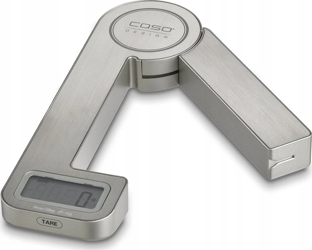 Virtuvinės svarstyklės Caso | Scales | KitchenEcostyle | Maximum weight (capacity) 5kg | Graduation 1 g | Ekranas type LCD | Nerūdijantis plienas