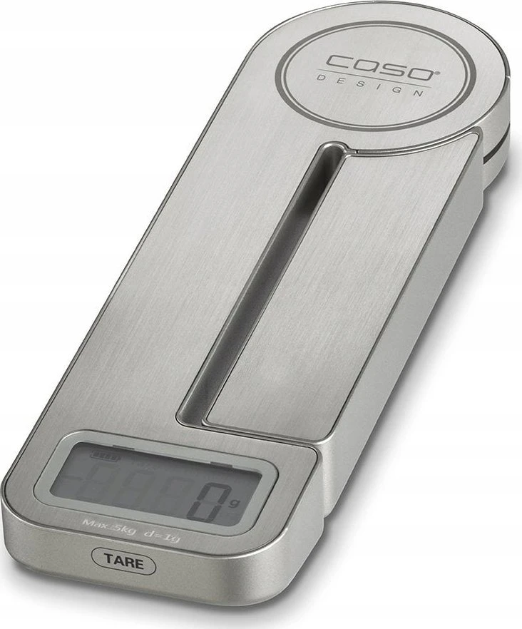 Virtuvinės svarstyklės Caso | Scales | KitchenEcostyle | Maximum weight (capacity) 5kg | Graduation 1 g | Ekranas type LCD | Nerūdijantis plienas
