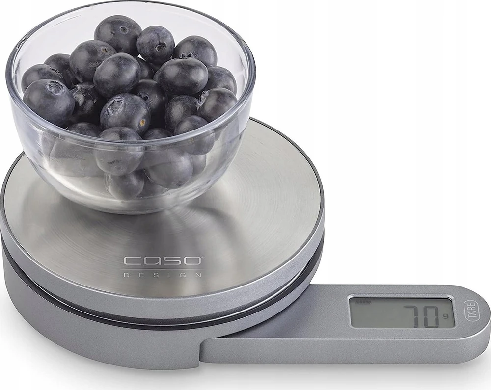 Virtuvinės svarstyklės Caso | Scales | Kitchen EcoMate | Maximum weight (capacity) 5kg | Graduation 1 g | Ekranas type LCD | Nerūdijantis plienas
