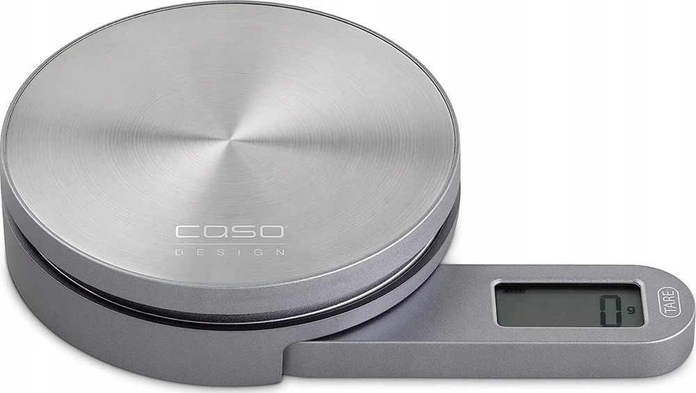 Virtuvinės svarstyklės Caso | Scales | Kitchen EcoMate | Maximum weight (capacity) 5kg | Graduation 1 g | Ekranas type LCD | Nerūdijantis plienas