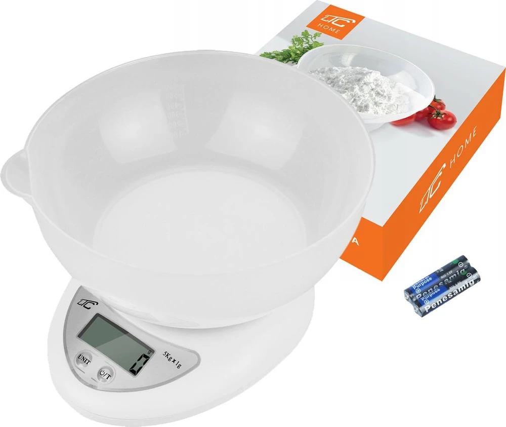 Virtuvinės svarstyklės LTC Elektroniczna su dubeniu do 5kg