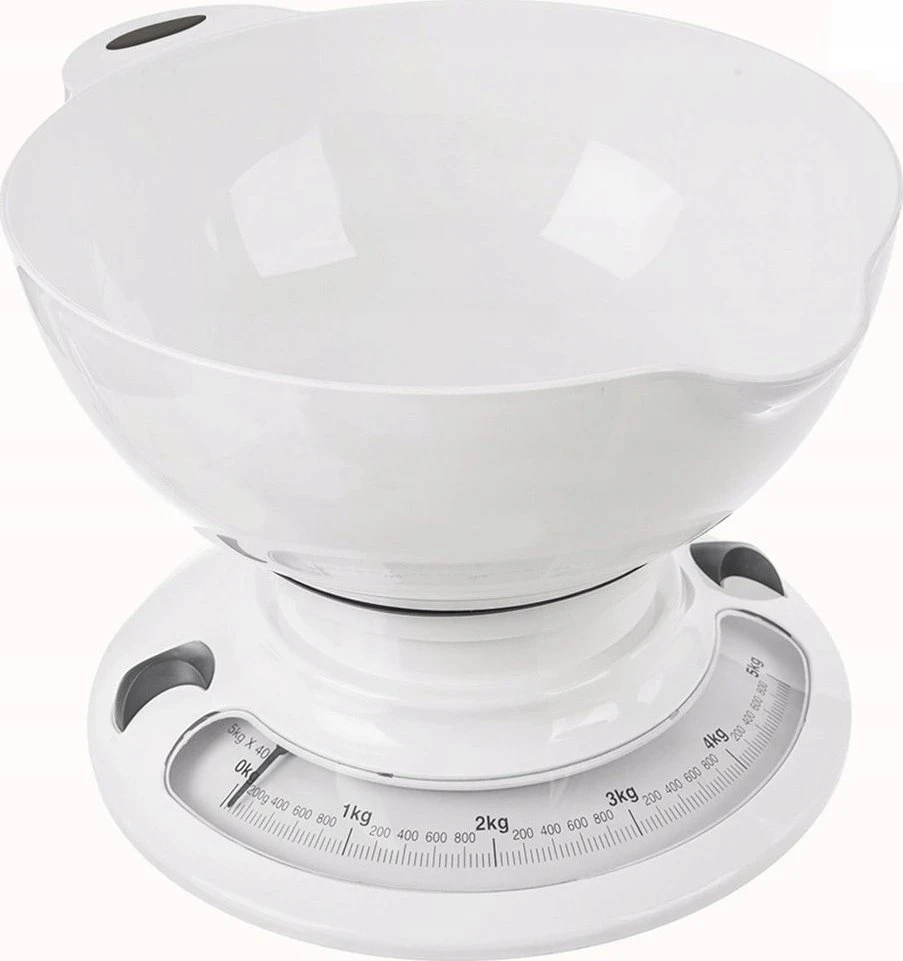 Virtuvinės svarstyklės Orion Mechaninė virtuvinė svarstyklė su pašaliniu indeliu 5kg