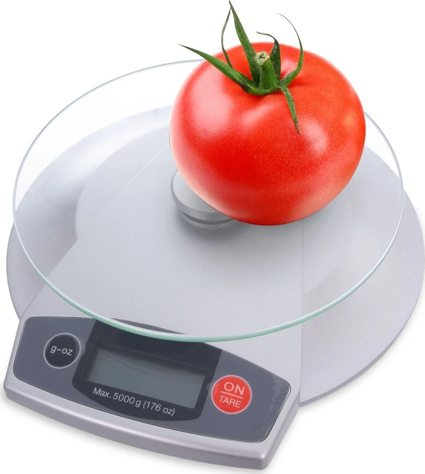 Orion Virtuvinės svarstyklės Stiklinės 5kg LCD