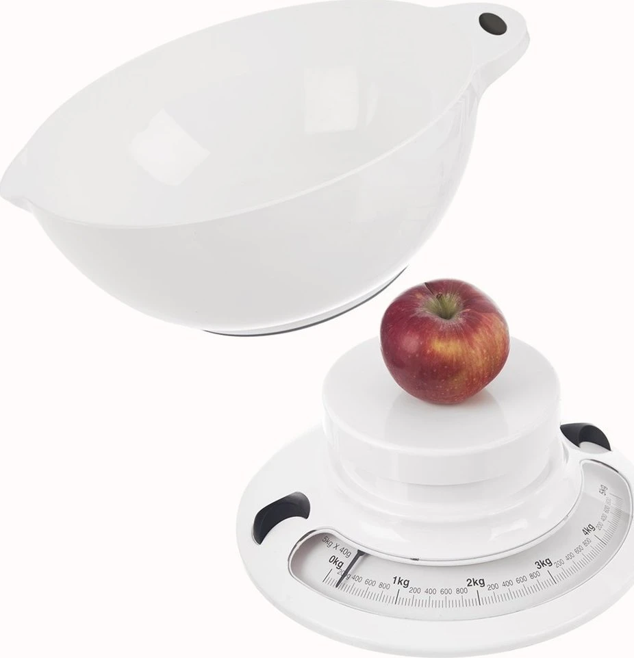 Virtuvinės svarstyklės Orion Mechaninė virtuvinė svarstyklė su pašaliniu indeliu 5kg
