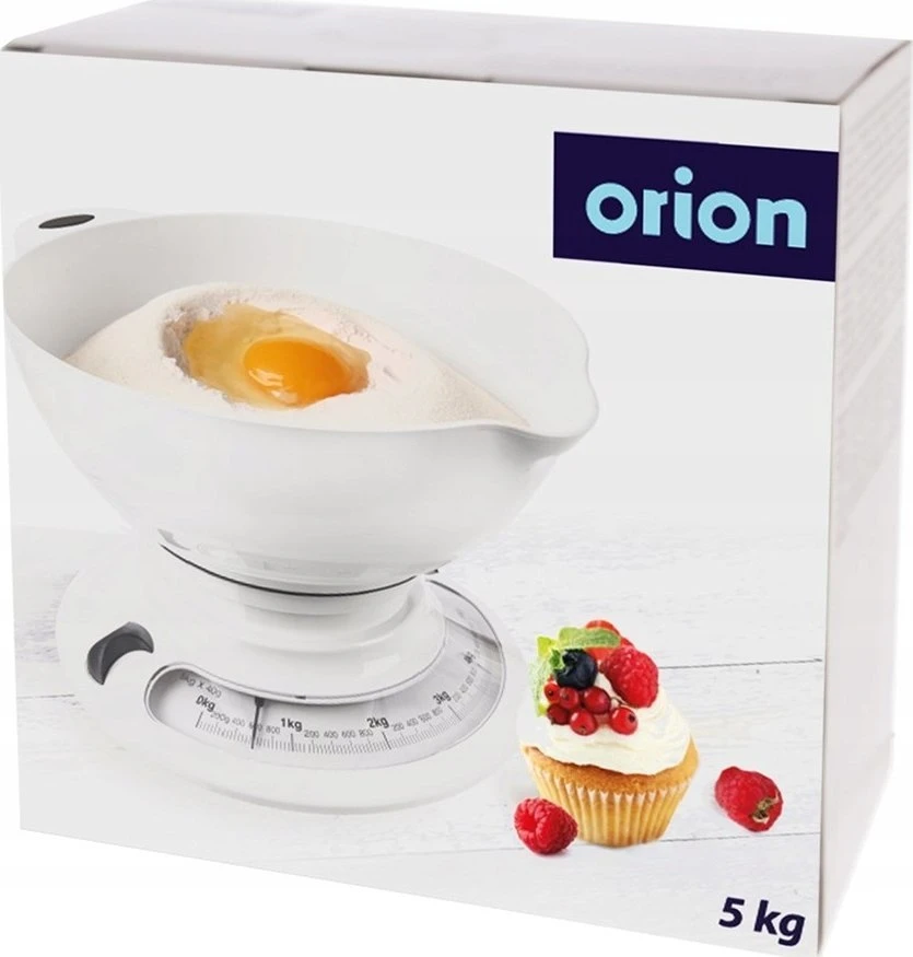 Virtuvinės svarstyklės Orion Mechaninė virtuvinė svarstyklė su pašaliniu indeliu 5kg