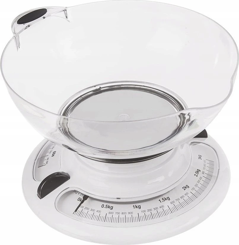 Virtuvinės svarstyklės Orion Mechaninė virtuvinė svarstyklė su dubeniu 3kg