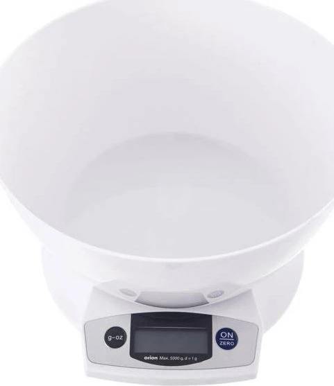 Virtuvinės svarstyklės Orion Elektroninė virtuvės svarstyklė 5kg su 2,5l dubeniu