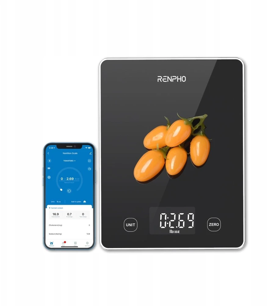 Išmaniosios virtuvinės svarstyklės RENPHO PEU-R-T001-BK / 8732093