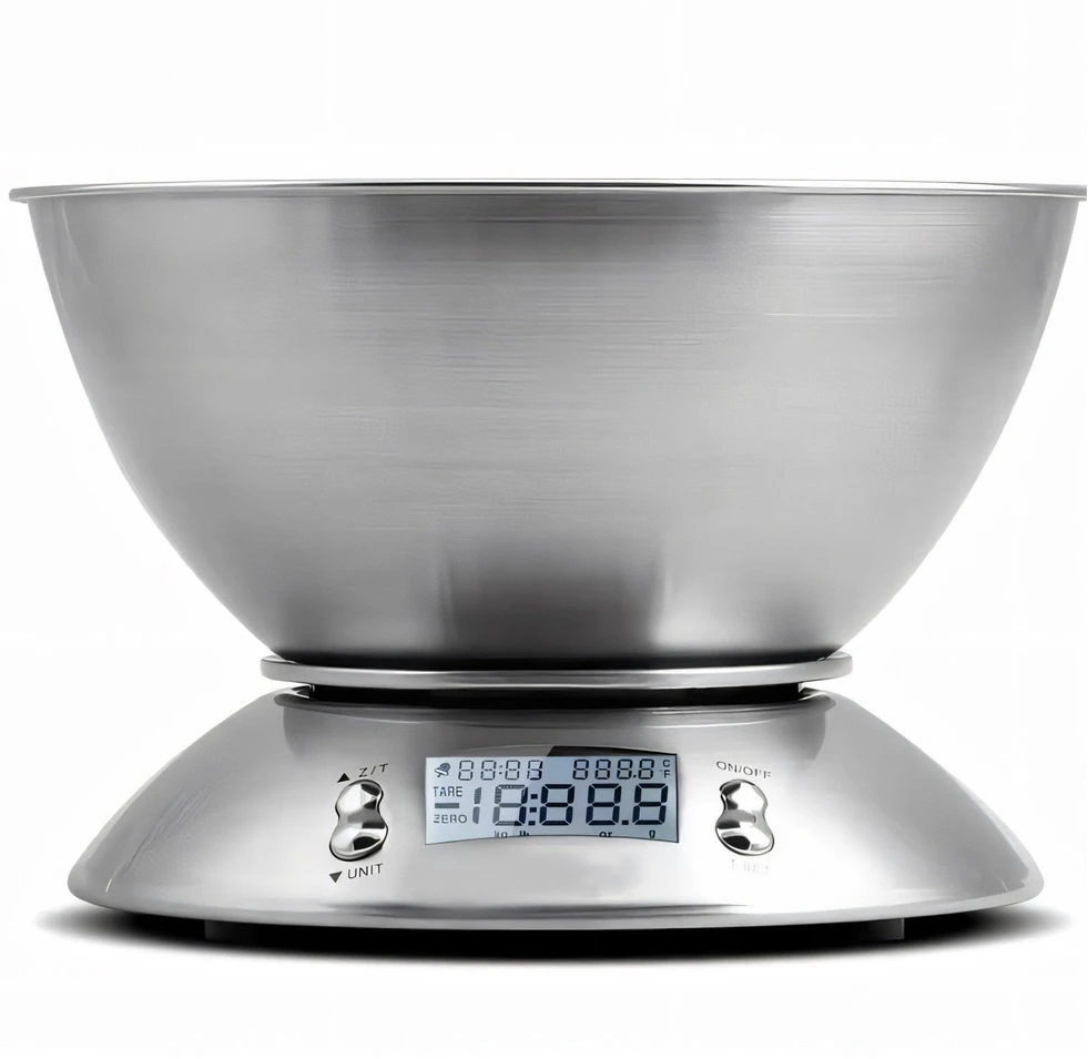 Retoo Elektroninės virtuvinės svarstyklės CookScale ER1242, 1g–5kg