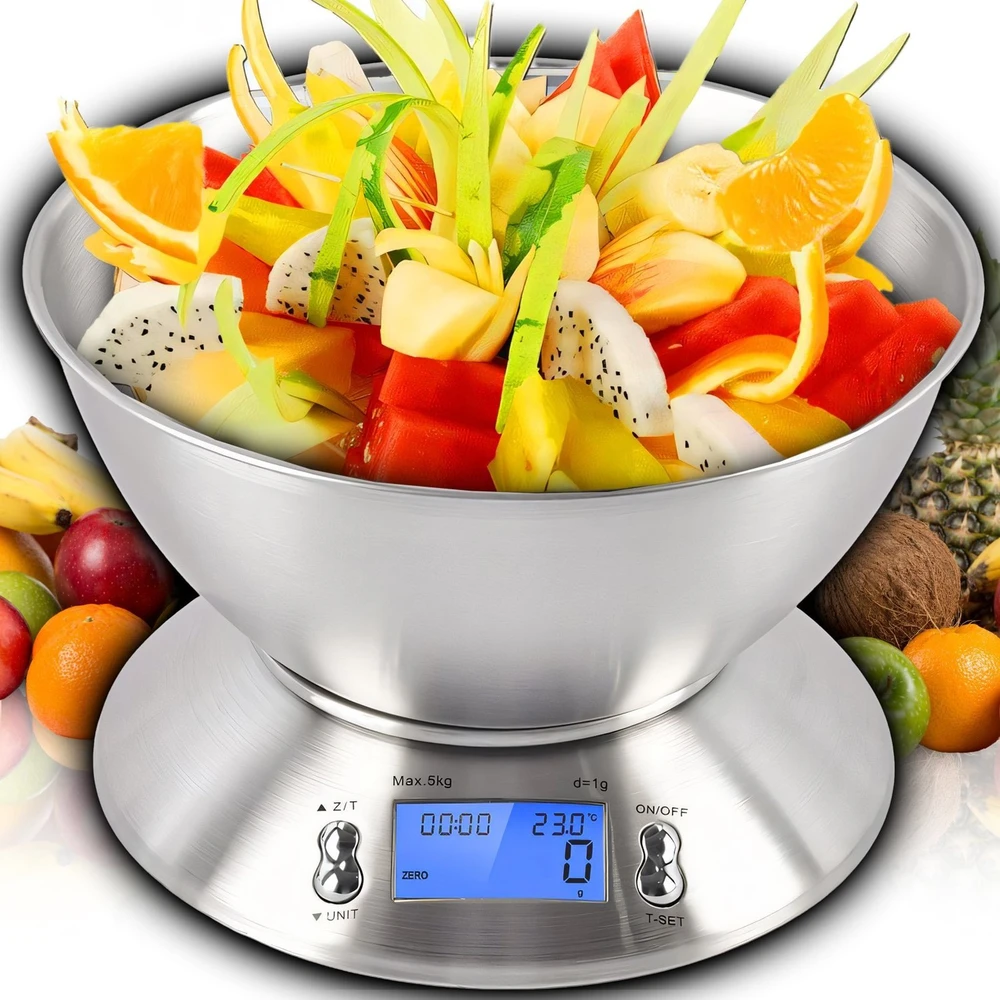 RTO Elektroninės virtuvinės svarstyklės CookScale ER1242, 1g–5kg