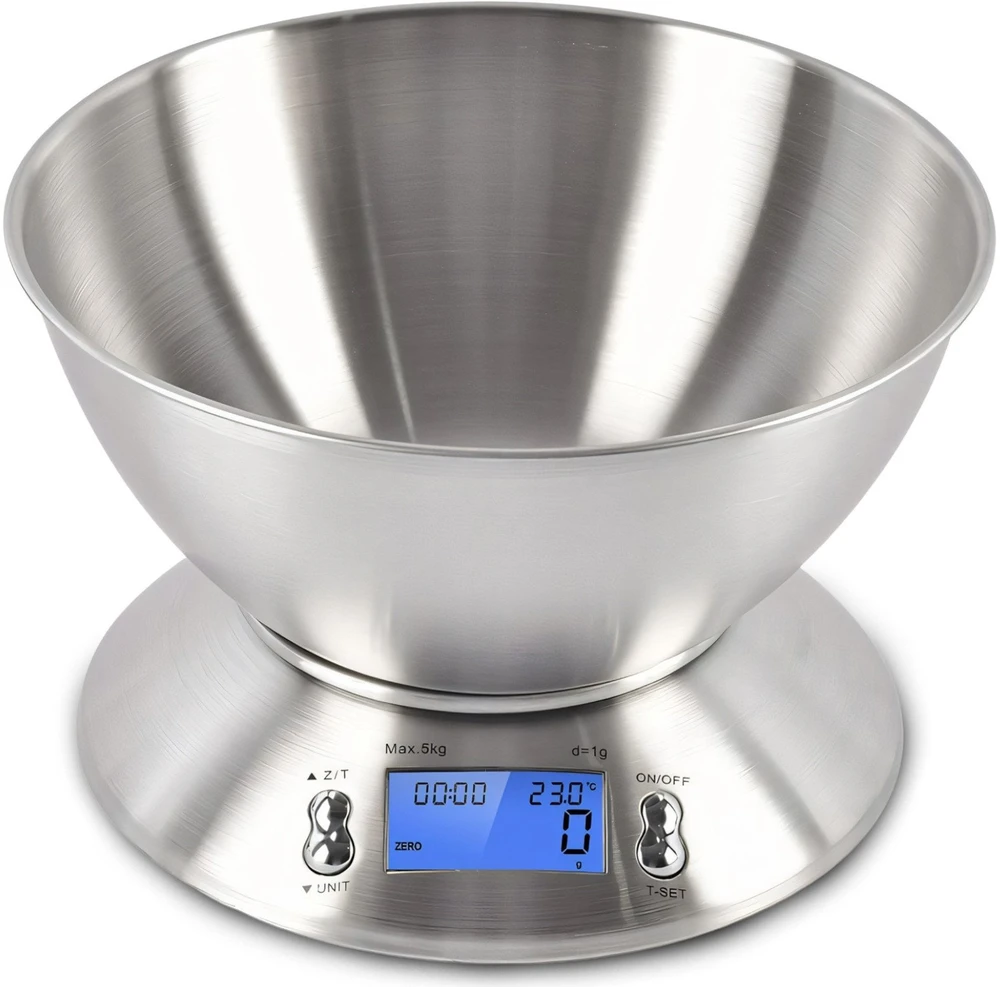 Retoo Elektroninės virtuvinės svarstyklės CookScale ER1242, 1g–5kg