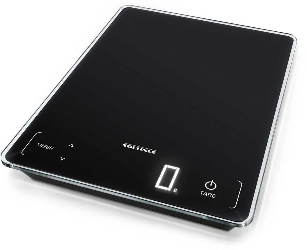 Virtuvinės Svarstyklės - Soehnle Scale Page Profi 100 15kg 275x220x35mm Juoda