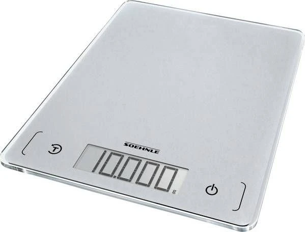 Leifheit Virtuvinės svarstyklės - Soehnle Page Comfort 300 Slim 10kg LCD Ekranas Pilkas