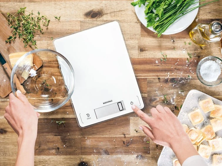 Virtuvinė Svarstyklė - Soehnle Page Profi 300 20kg Talpa LCD Ekranas Stiklas Baltas