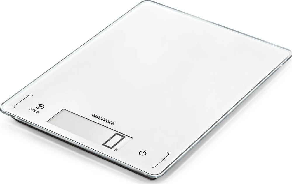 Virtuvinė Svarstyklė - Soehnle Page Profi 300 20kg Talpa LCD Ekranas Stiklas Baltas
