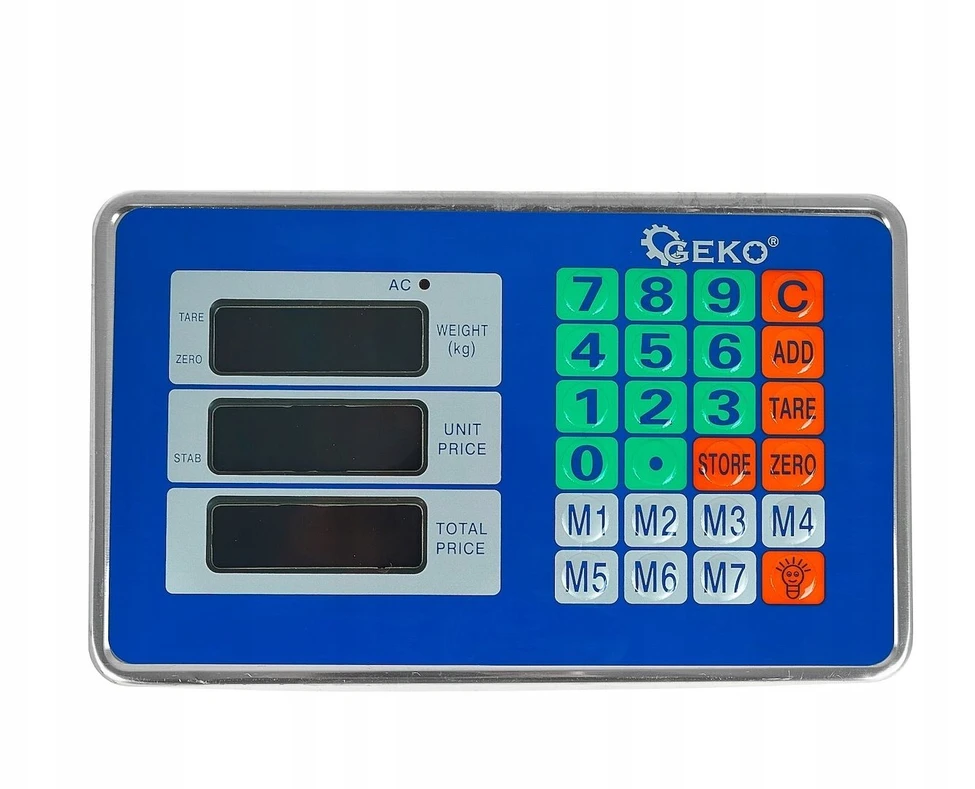 Virtuvinės svarstyklės TOGO GEKO WAGA PLATFORMOWA 150kg LCD