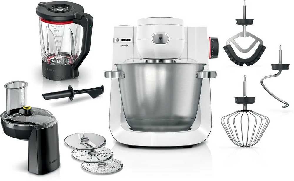 Virtuvinis kombainas Bosch Serie 6 MUMS6EW22 virtuvės kombainas 1600 W 5,5 l Baltas