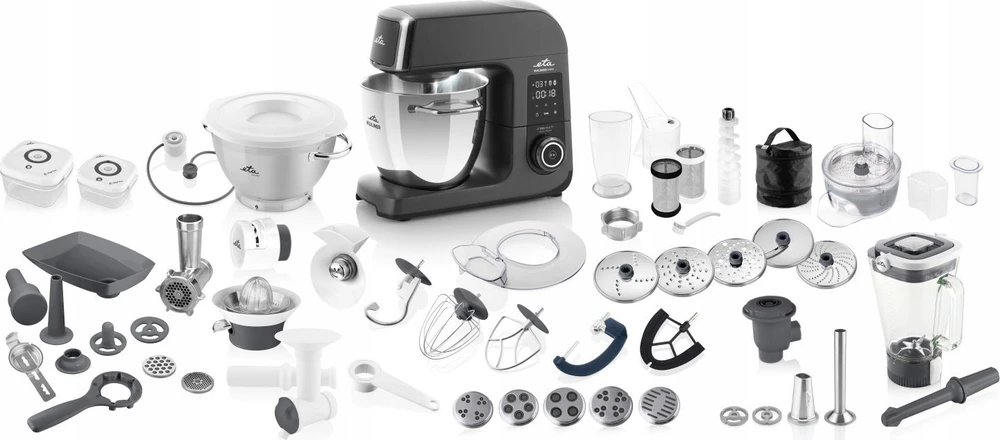 Virtuvinis kombainas ETA Kitchen Machine | ETA203890010 Gratus Kuliner II Max | 1700 W | Greičių skaičius 12 | Bowl capacity 6.7 L | Gray