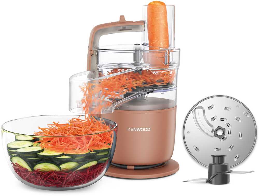Virtuvinis kombainas Kenwood FDP22.130RD maisto smulkintuvas 650 W 1,3 l raudonas