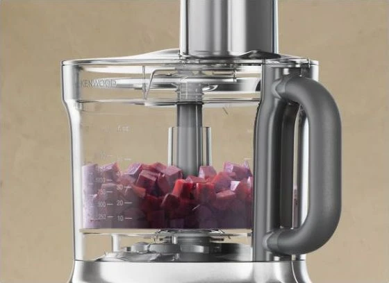 Virtuvinis kombainas Virtuvės kombainas KENWOOD FDP65.820SI MultiPro Express, 1000 W, 2 greičiai + impulsas, Nerūdijantis plienas peilio ašmenys, Inox spalva