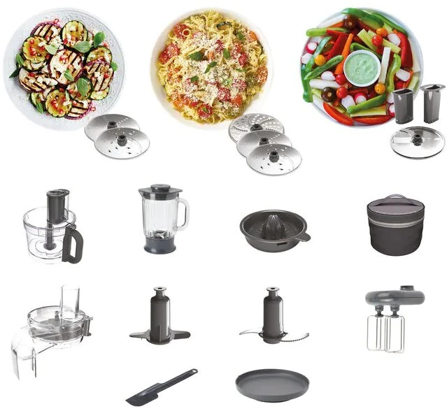 Virtuvinis kombainas Kenwood FDM72.990SS food processor 3 L Nerūdijantis plienas Built-in scales