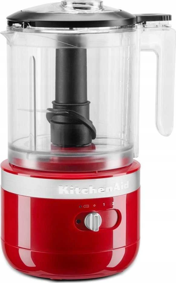 Virtuvinis kombainas Akumuliatorinis maisto smulkintuvas KitchenAid 5KFCB519EER, raudonas