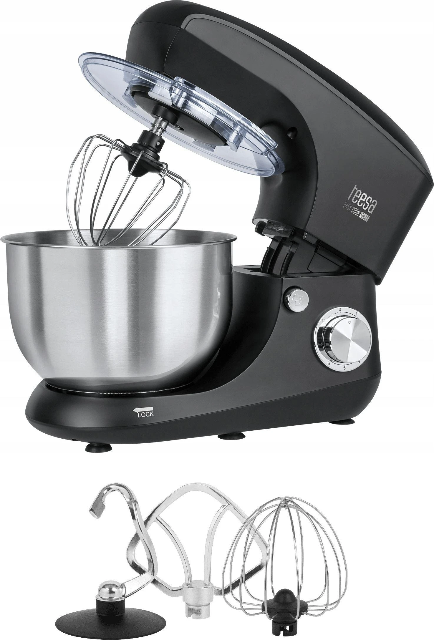 Virtuvinis kombainas Teesa Virtuvės kombainas EASY COOK SINGLE Juodas