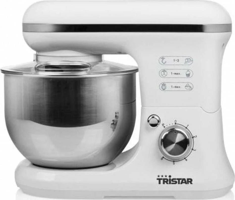 Virtuvinis kombainas Tristar Kitchen Machine | MX-4817 | 1200 W | Greičių skaičius 6 | Bowl capacity 5 L | Baltas