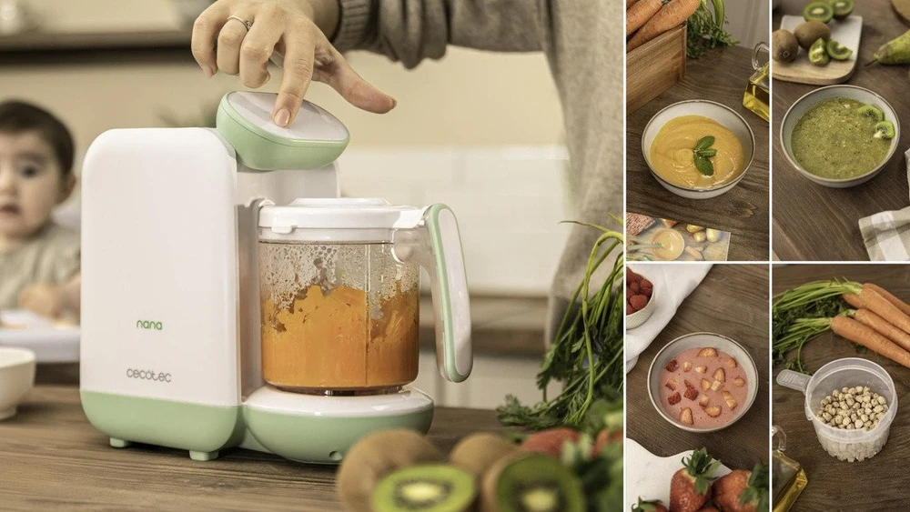 Virtuvinis kombainas Virtuvės robotas Cecotec Nana BabyCare FoodProcessor