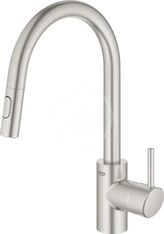 Grohe Concetto virtuvinis maišytuvas su ištraukiamu dušeliu. supersteel