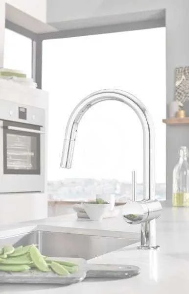 Grohe Virtuvinis maišytuvas Minta su ištraukiama žarna , chromas
