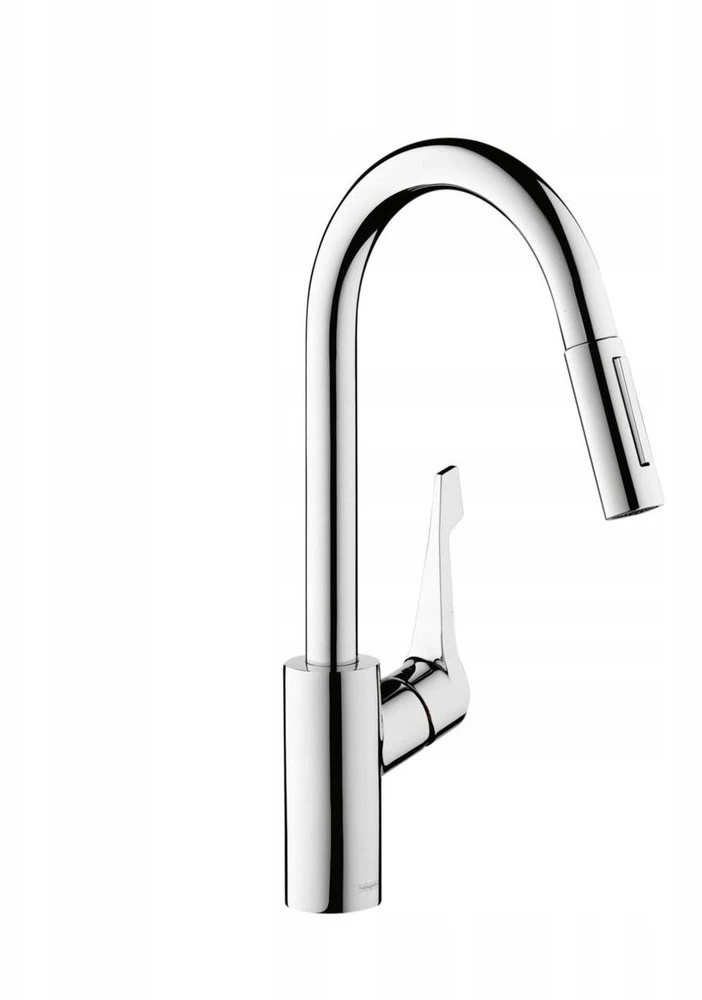 Hansgrohe HG „pasidaryk pats“ Cento XL virtuvinis maišytuvas su ištraukiamu chromuotu snapeliu HG nr. 14803