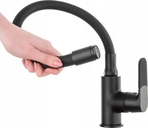 Virtuvinis maišytuvas Invena Joga Plus BZ-32-P02-C, baltas