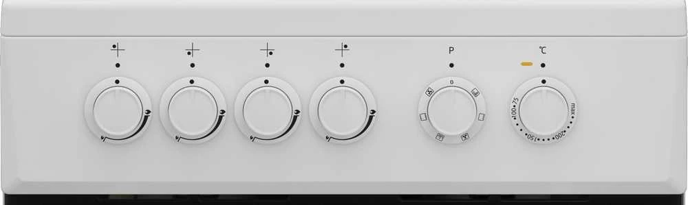 Viryklė Gas stove with electric orkaitė Beko FSE52029DWD