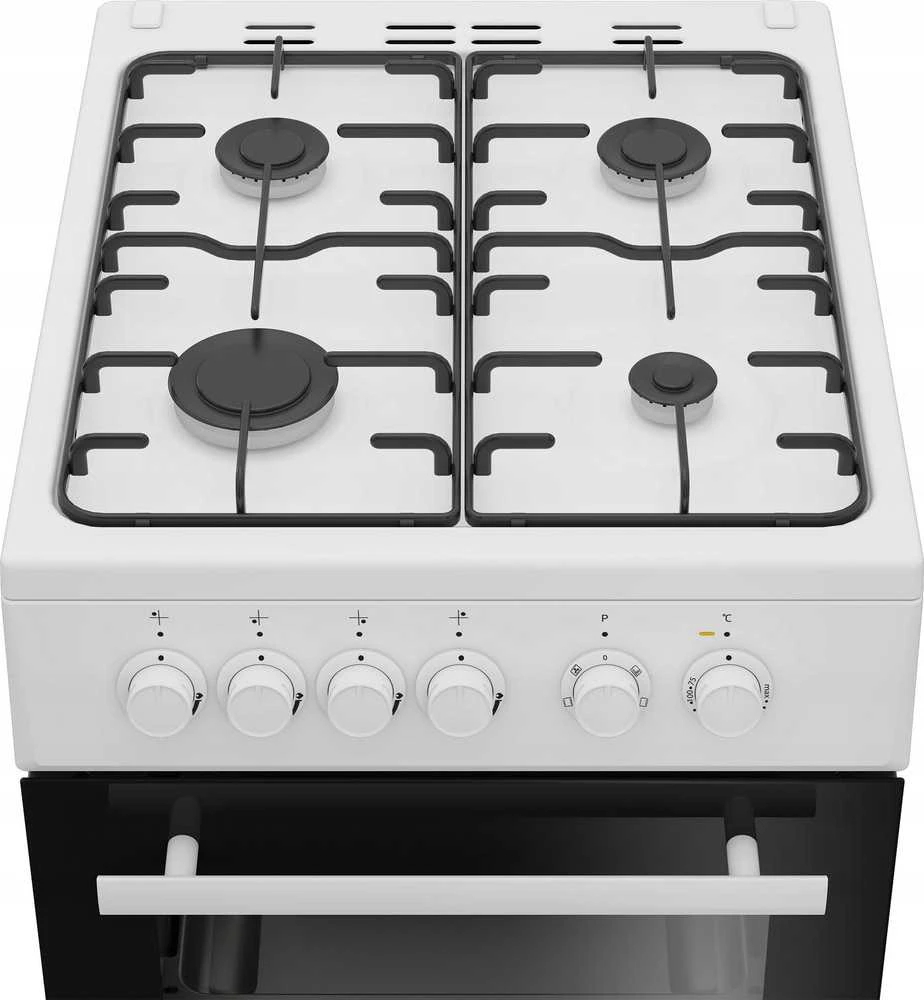 Viryklė Gas stove with electric orkaitė Beko FSE52029DWD