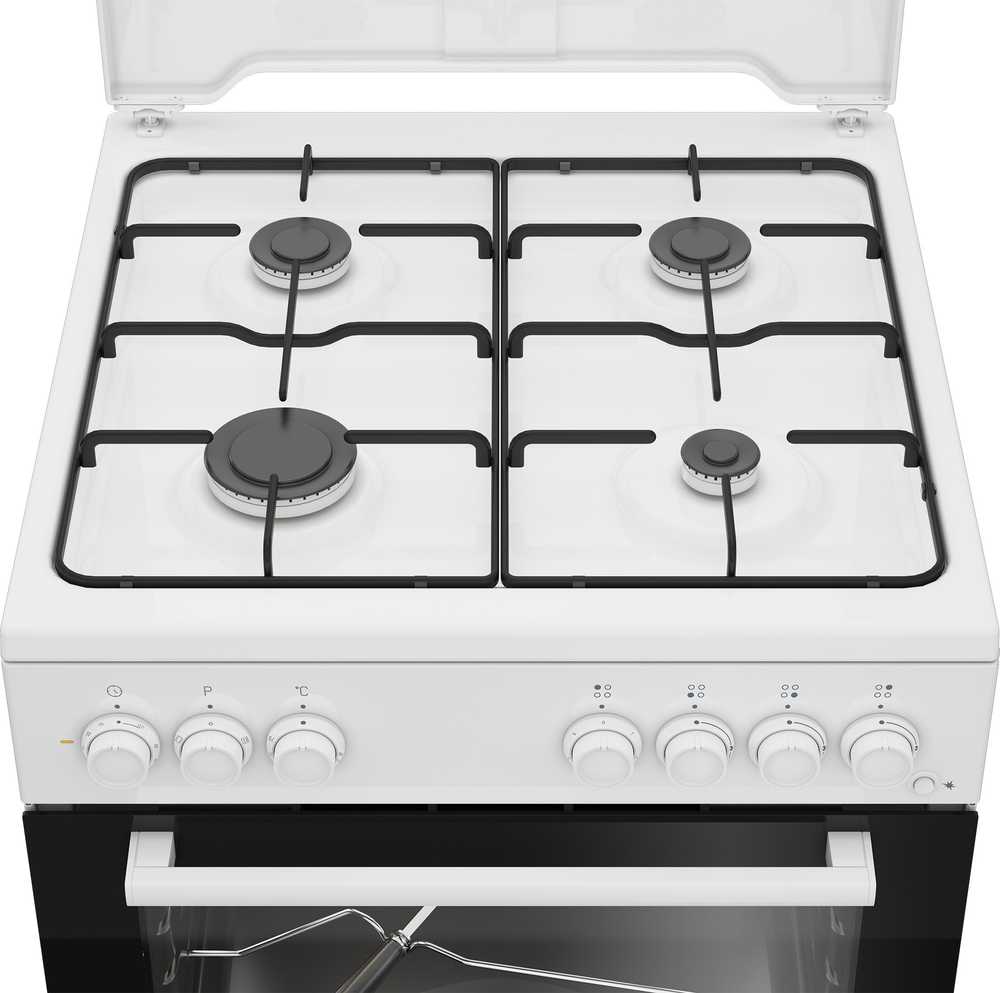 Viryklė BEKO Gas Cooker FBST62110DW, Plotis 60 cm