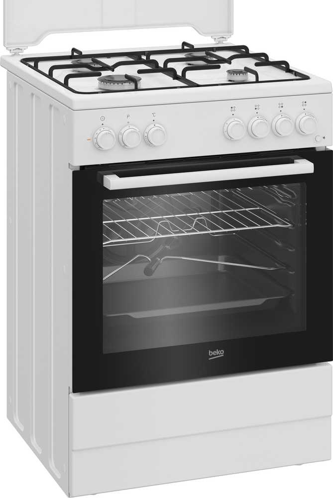 Viryklė BEKO Gas Cooker FBST62110DW, Plotis 60 cm