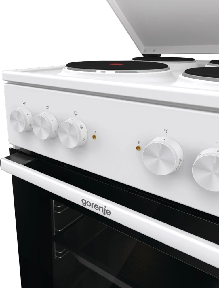 Viryklė Kuchenka Gorenje GE5A23WH Kuchenka elektrinė 50cm