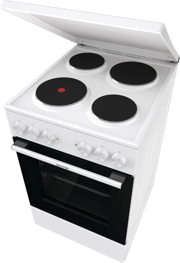 Viryklė Kuchenka Gorenje GE5A23WH Kuchenka elektrinė 50cm