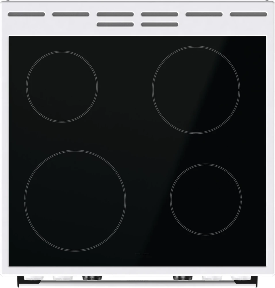 Viryklė Kuchenka Gorenje GEC6C40WD, cooker (baltas)
