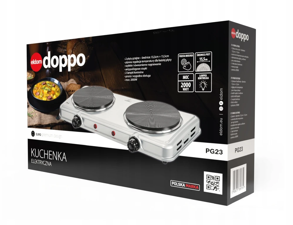 ELDOM ELECTRIC COOKER GK23 DOPPO