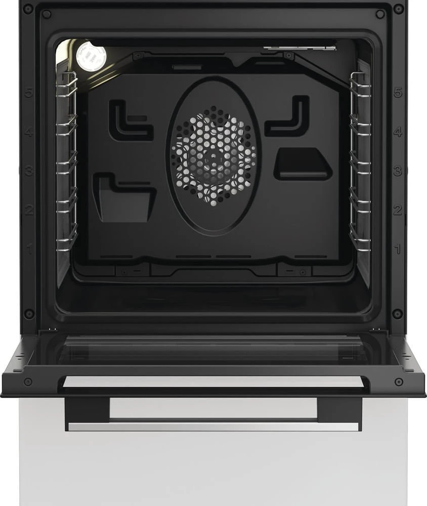 Viryklė Whirlpool Cooker | Whirlpool | Hob type Vitroceramic | Oven type Electric | Baltas | Plotis 50 cm | Gylis 60 cm | Energy efficiency class A | 60 L