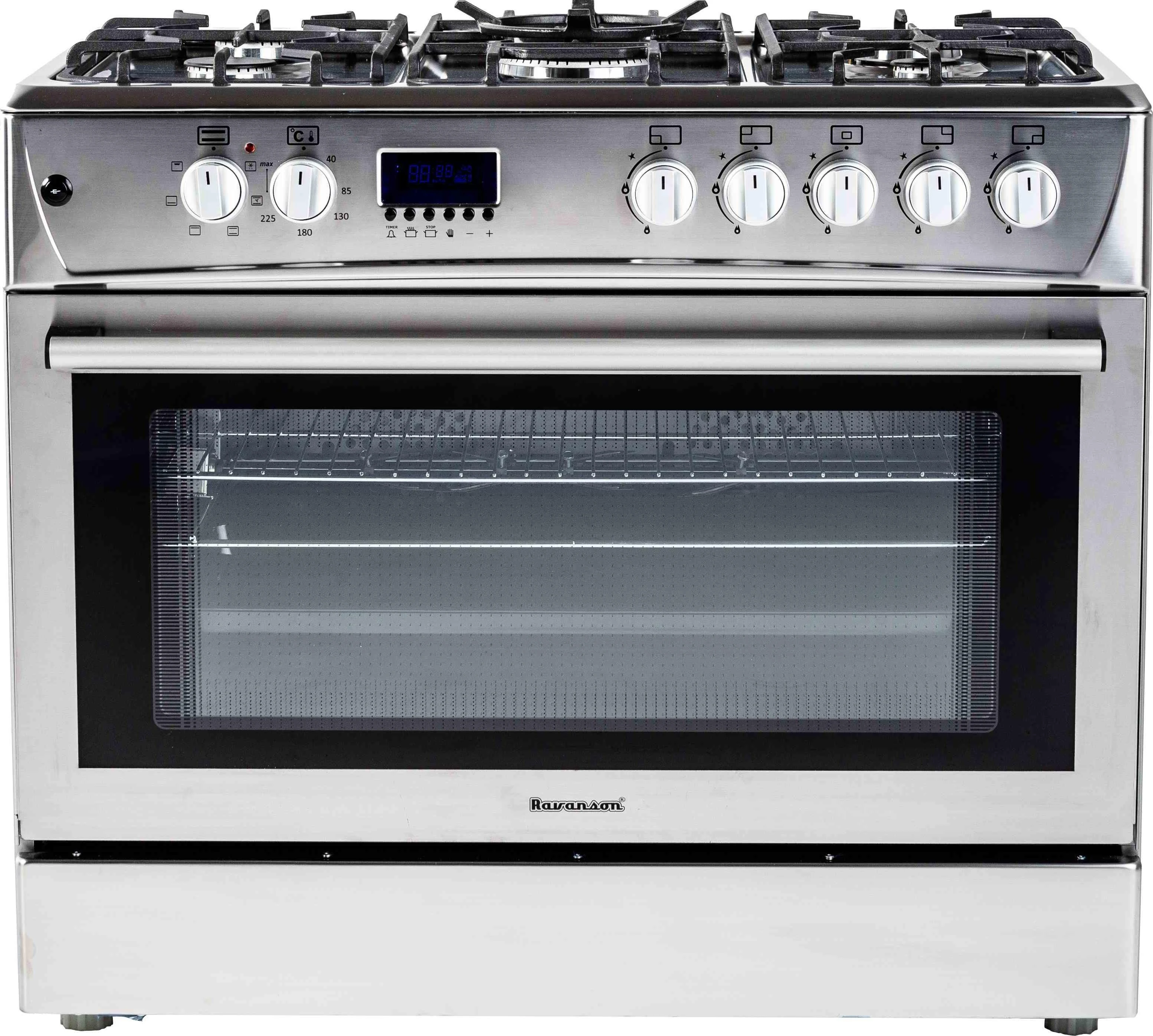 Ravanson KWGE-K90A Cheff moderni dujinė ir elektrinė viryklė