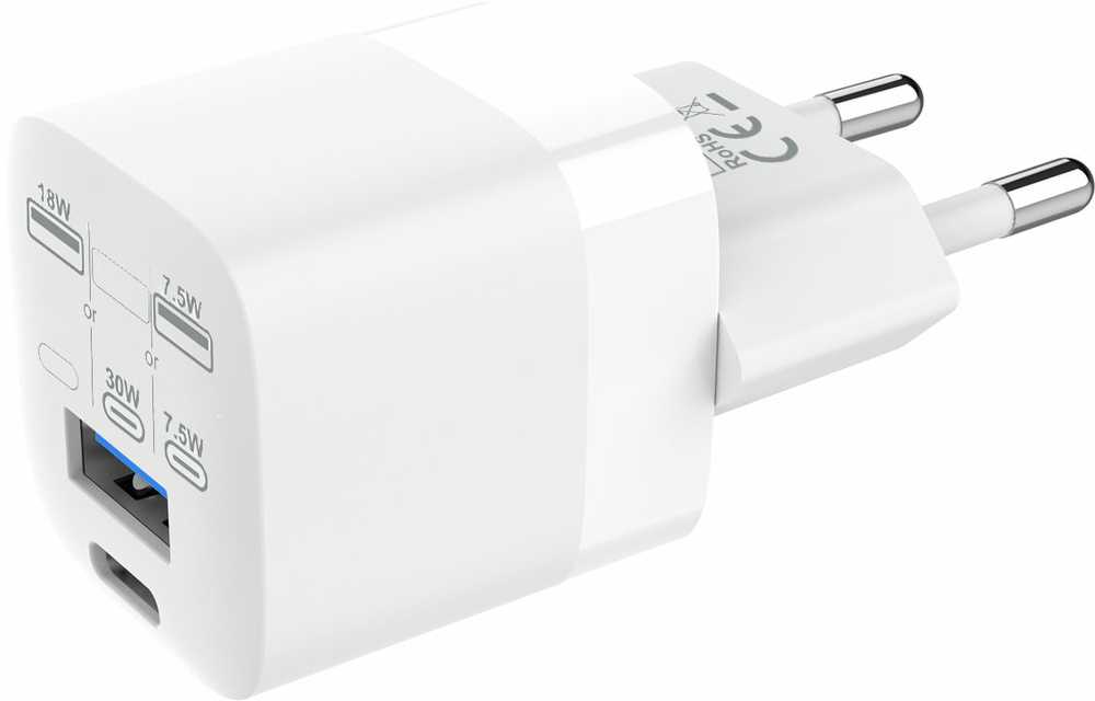 Įkroviklis Vision na 30W QC 3.0 1 1 3A (TC-PUSBEU/30)