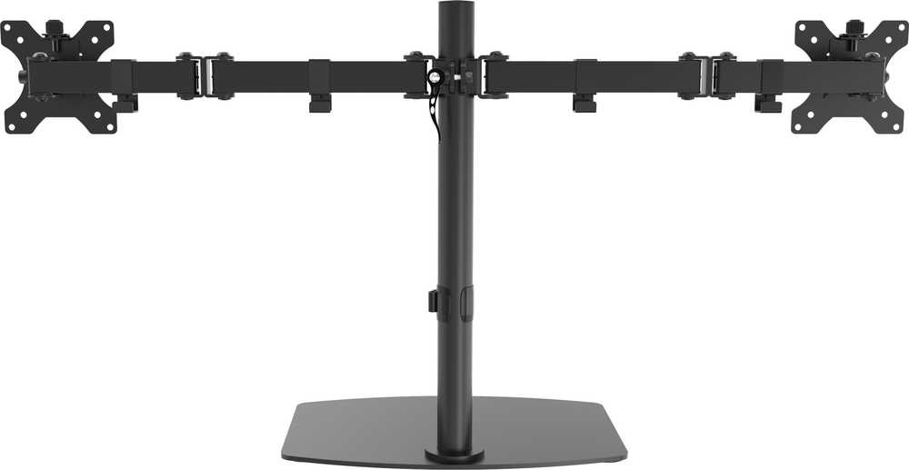 VISION Laikiklis Monitorius Desk Stand Juodas Dual