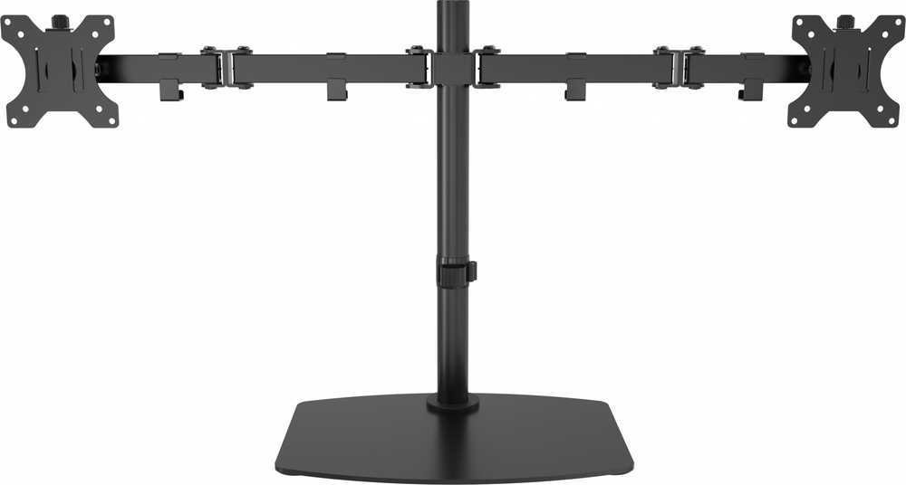 VISION Laikiklis Monitorius Desk Stand Juodas Dual