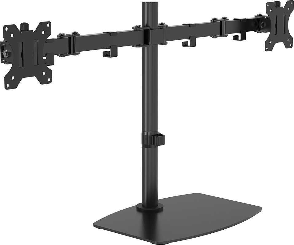 VISION Laikiklis Monitorius Desk Stand Juodas Dual