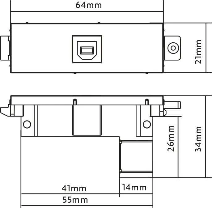 Vision USB-B modulis (3446581)