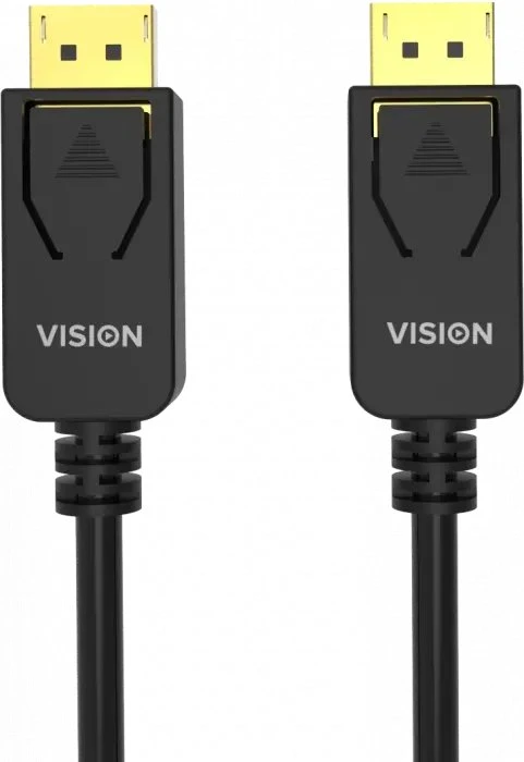 VISION 2m Juodas 8K DisplayPort cable